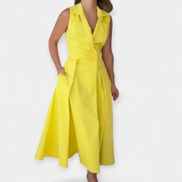 Srednje haljina s ovratnikom