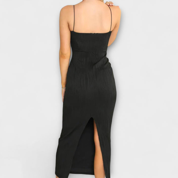 Elegantno dužno bez rukava haljina