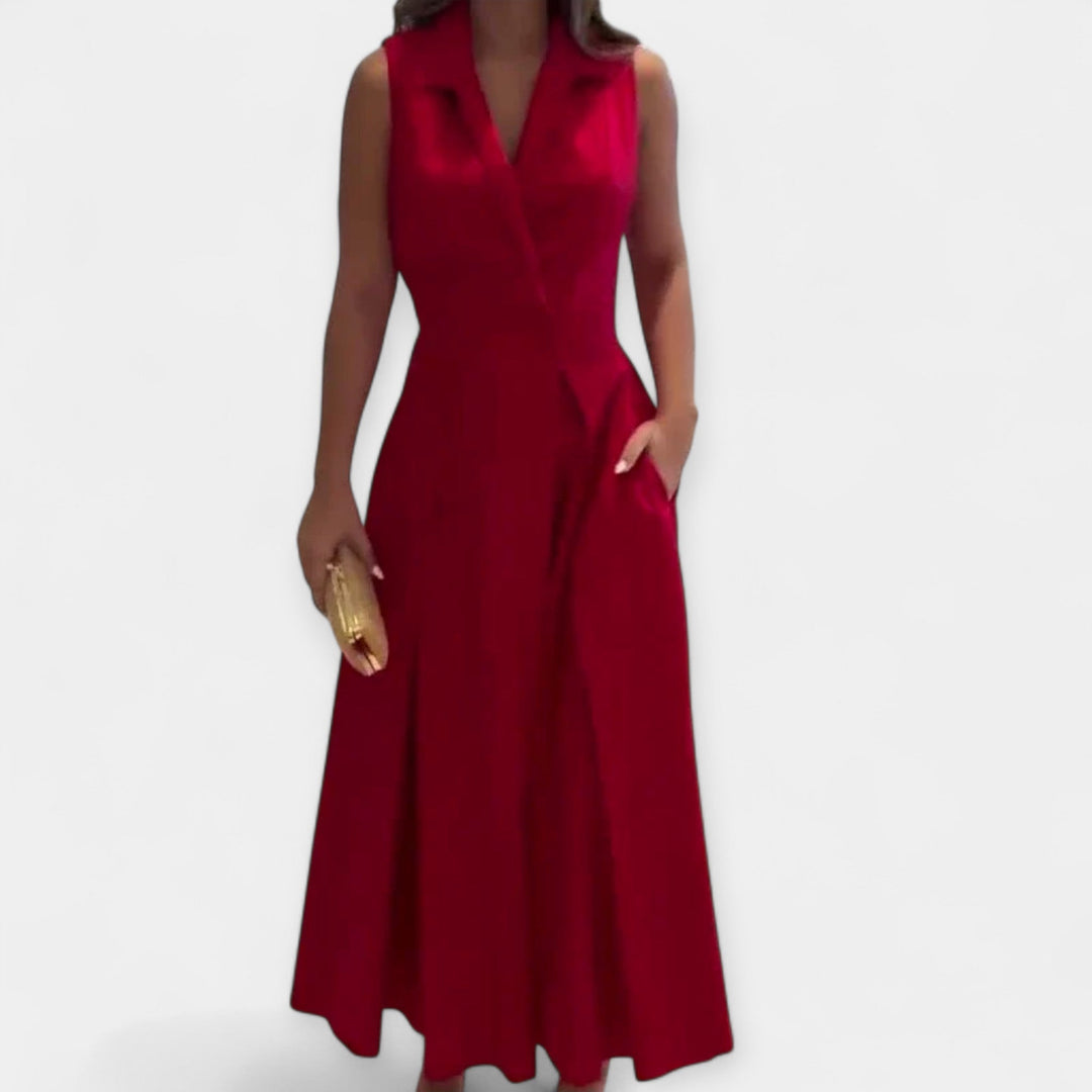 Srednje haljina s ovratnikom