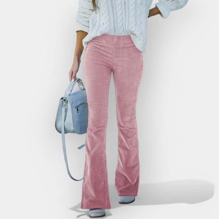 Visokodržačne hlače s širokim nogavicama