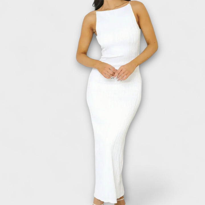 Elegantno dužno bez rukava haljina