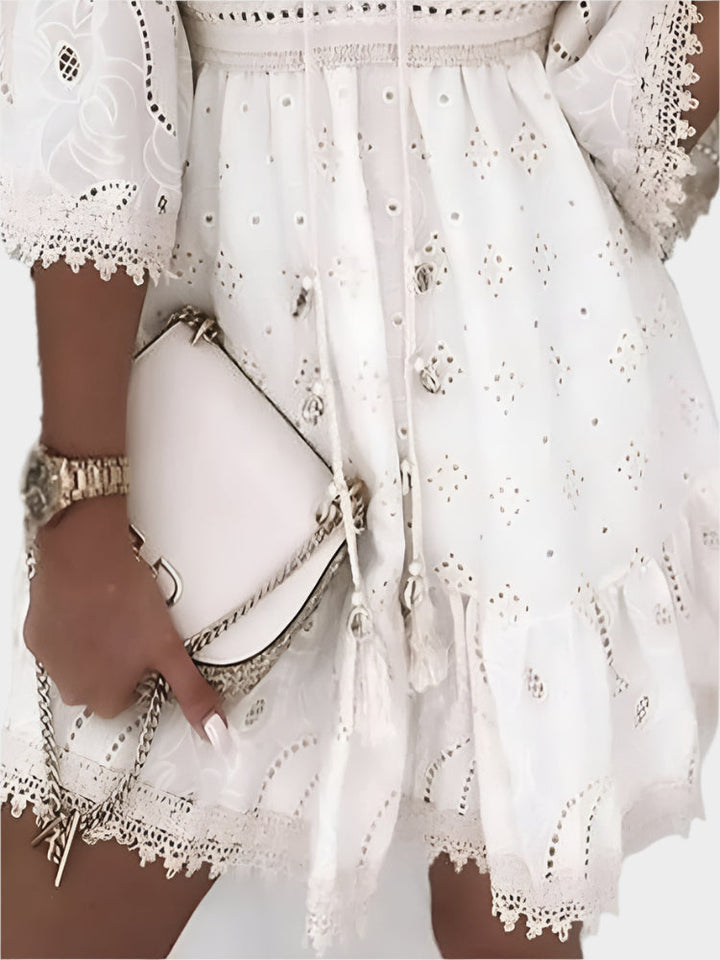 Boho ljetna kratka haljina