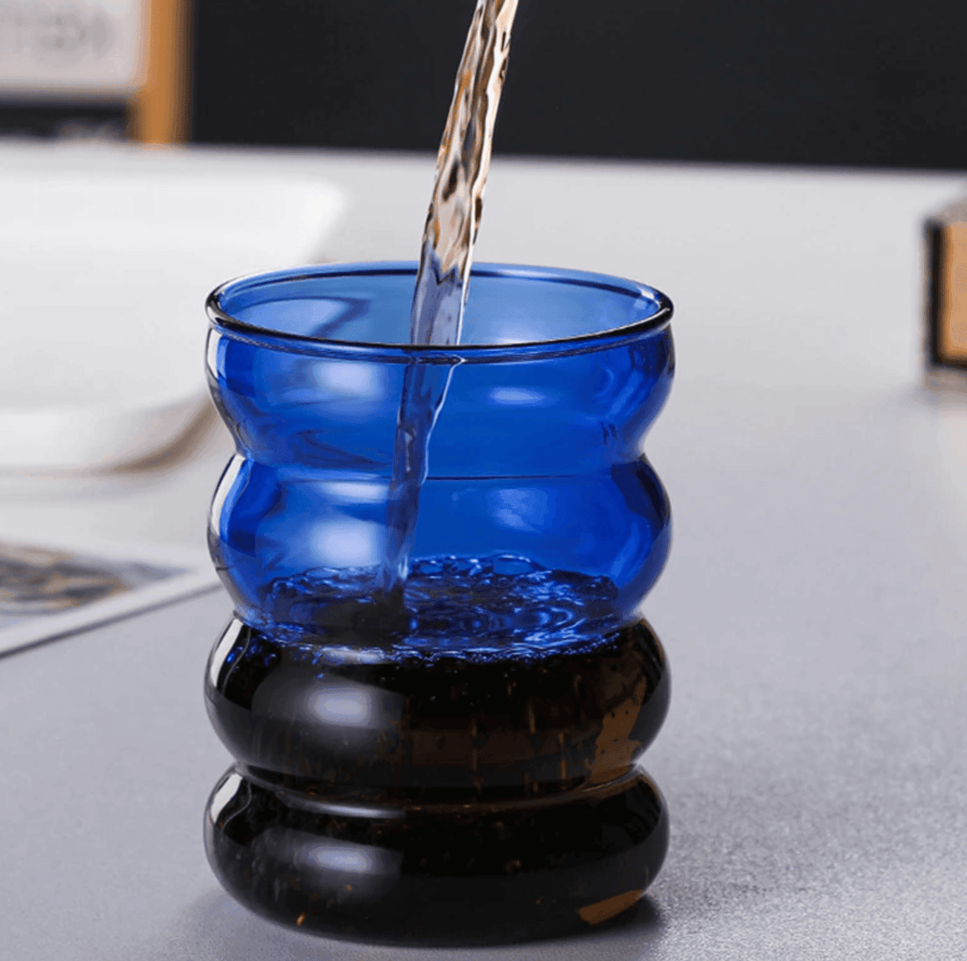 Žive čaše za piće od mjehurićnog stakla