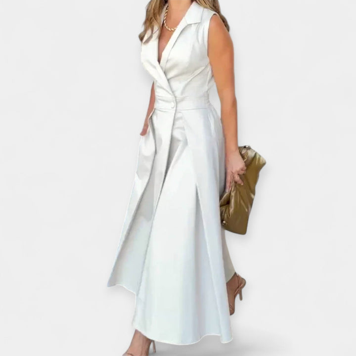 Srednje haljina s ovratnikom