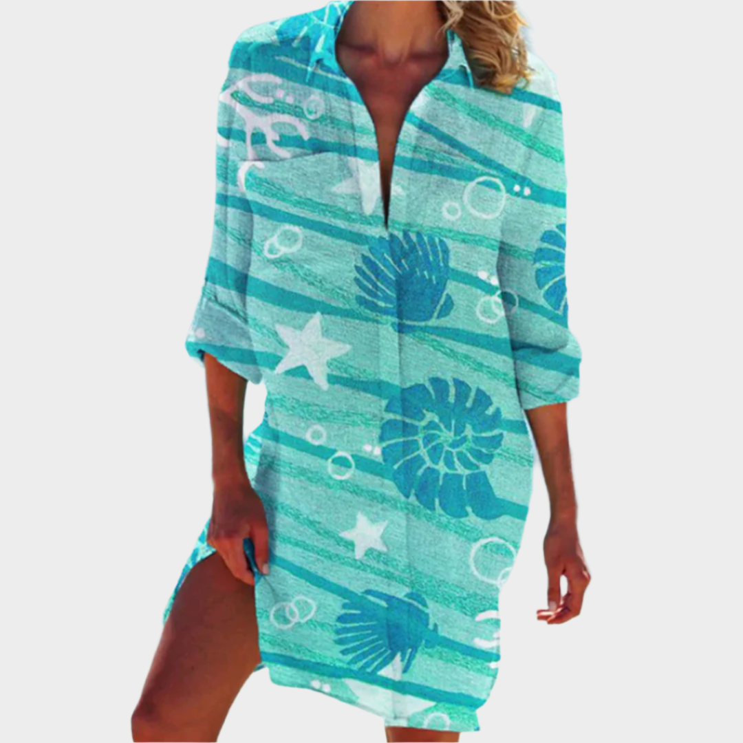 Klasična košulja-haljina