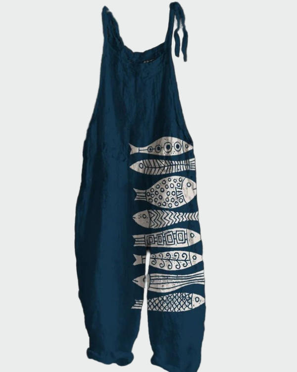 Retro cjeloviti kombinezon s cvjetnim uzorkom – Elegantan stil i udobnost