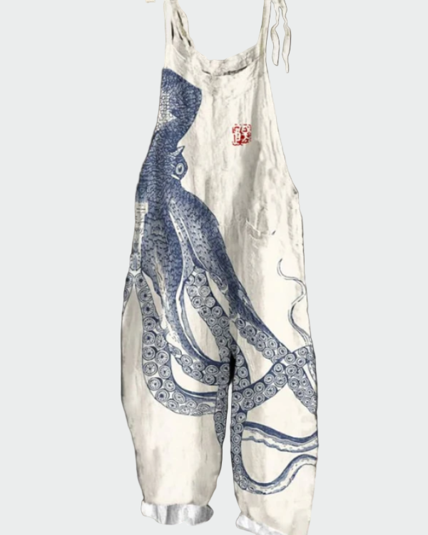 Ženska kombinezon s širokim nogavicama