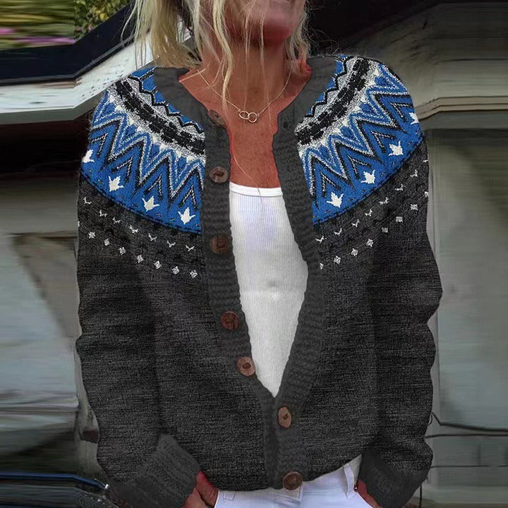 Jade | Vintage islandki kardigan