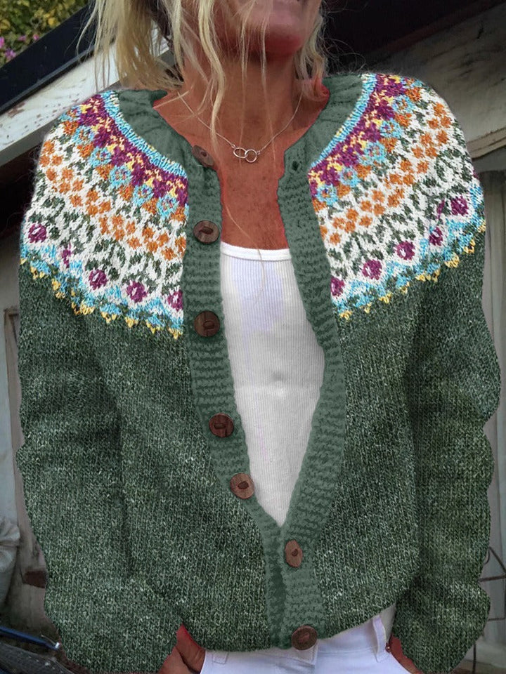 Alice | Vintage islandka pletena jakna