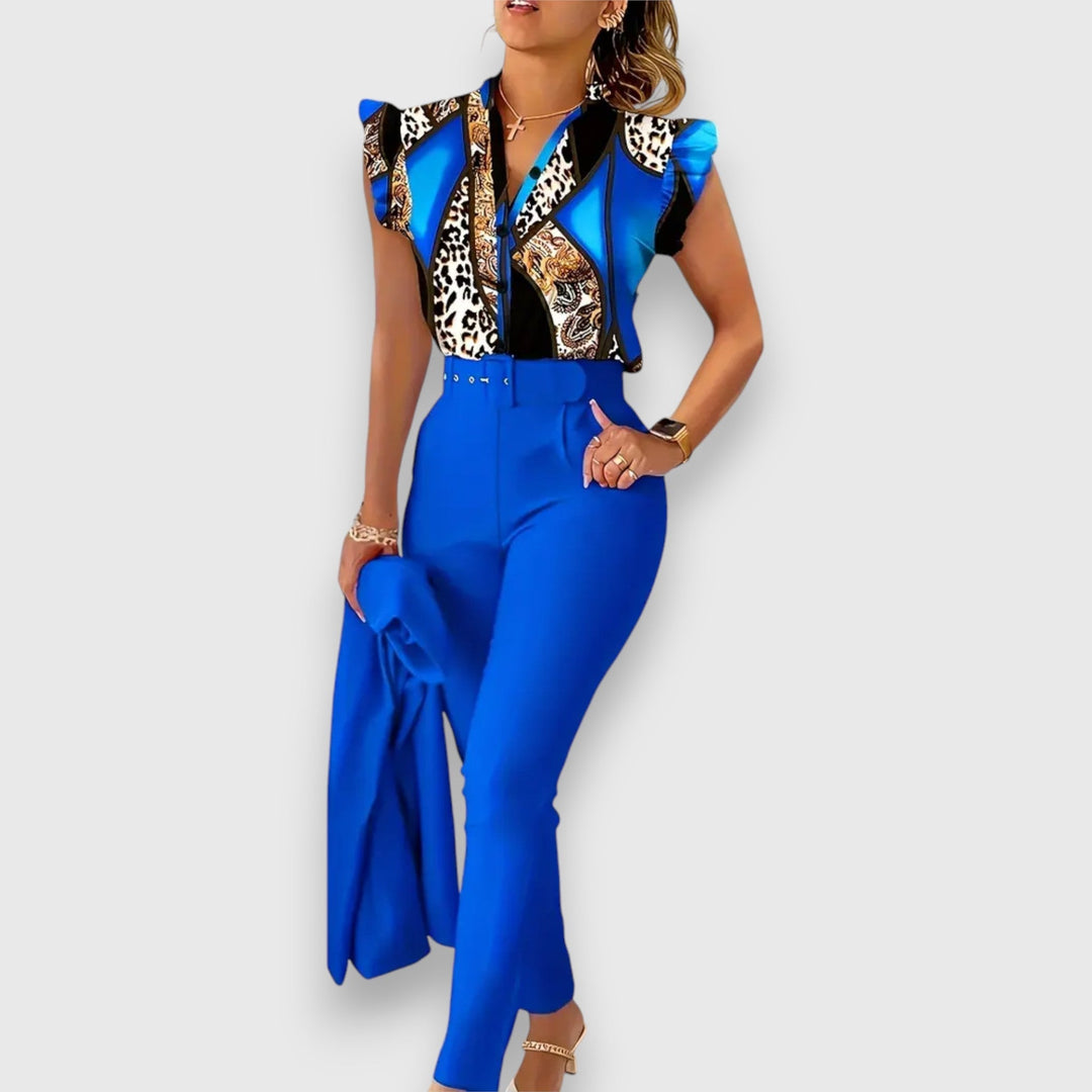 Set od dva komada s modernim uzorkom od leopard printa