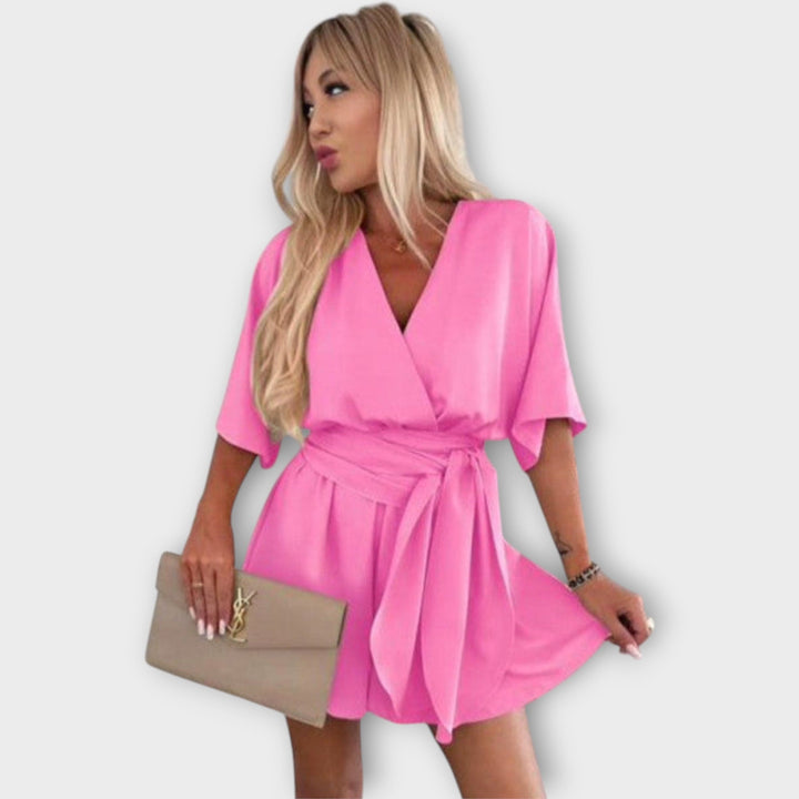 Zračno ljetno suknja s rokom i remenom