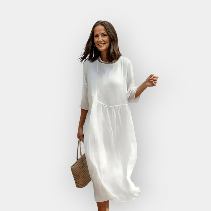 Haljina s laskavim krojem za trbuh