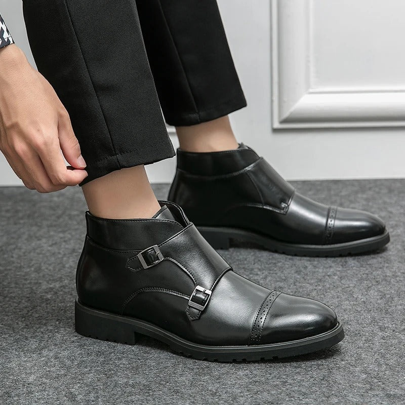 Parker | Dvostruke Monk-strap čizme od umjetne kože