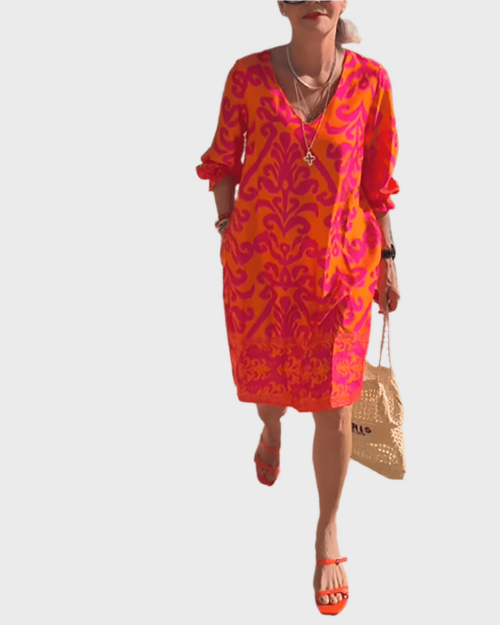 Midi cvjetna haljina