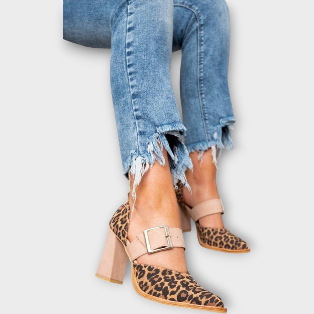 Sandale lav sa stabilnom petom