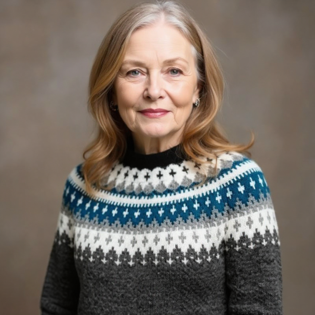 April | Vintage Pulover s otokom