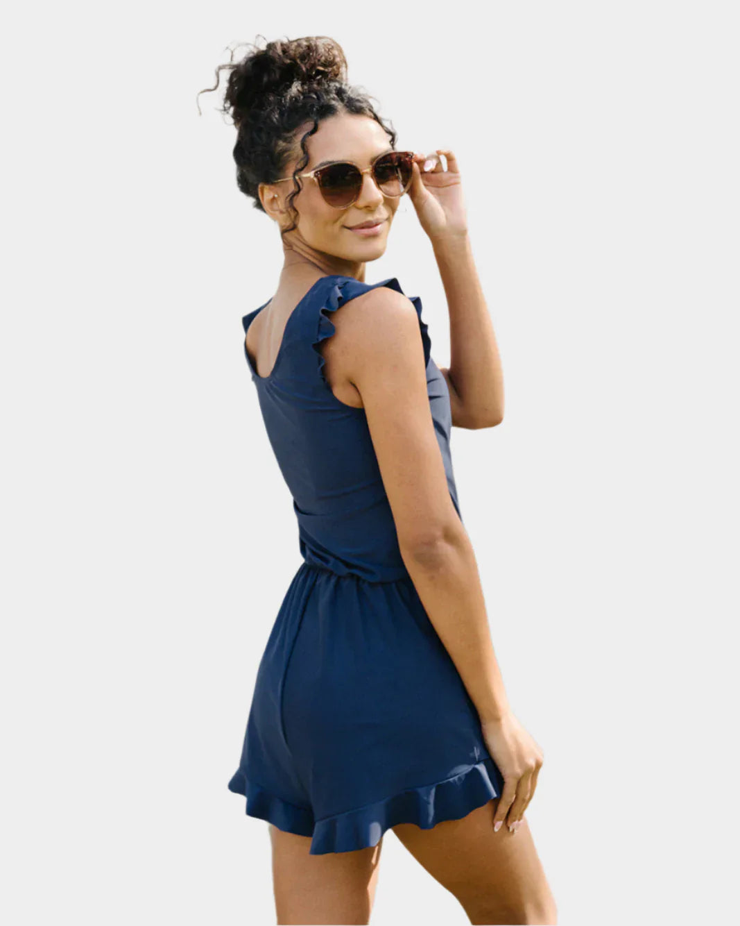 Kupaći kostim s volanom i podrškom za grudi