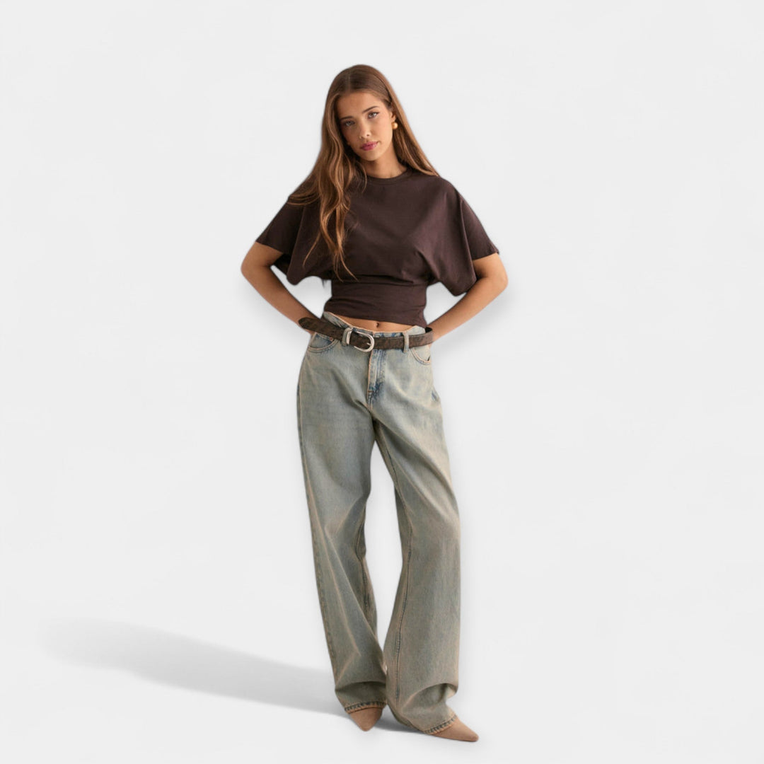 Majica s udobnim širokim rukavima