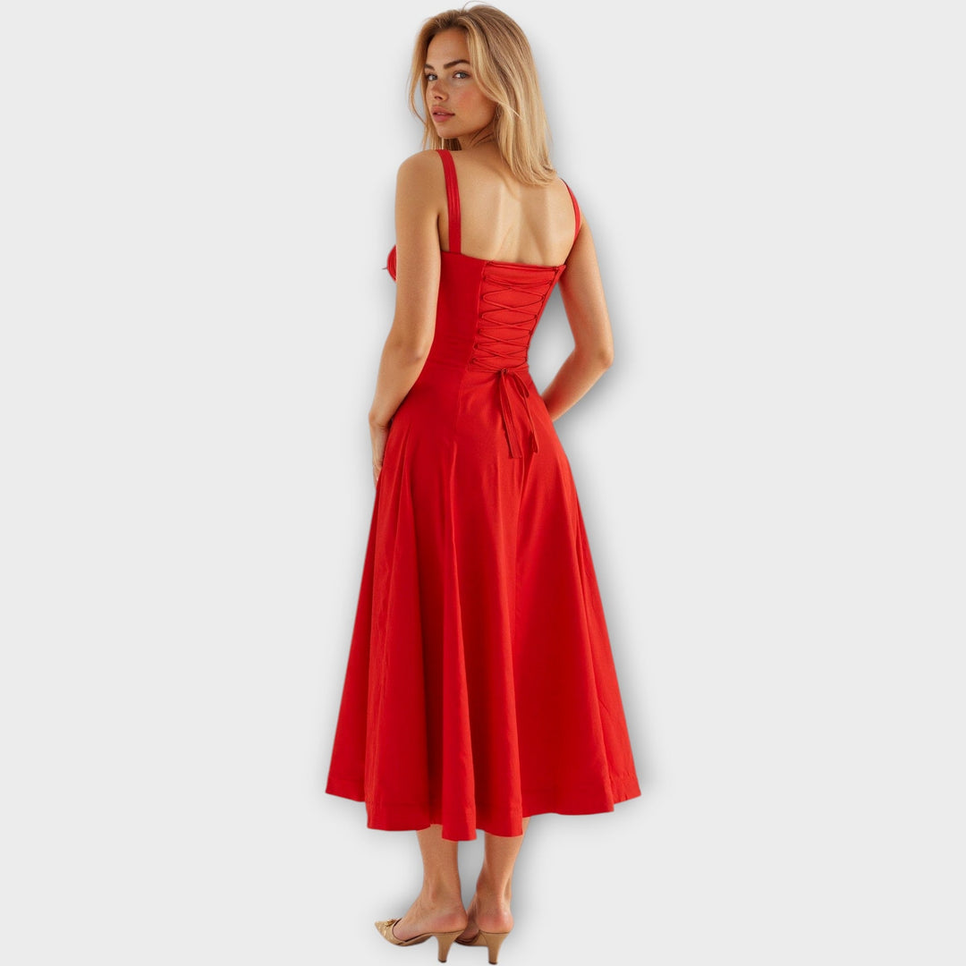 Srednja haljina s korsetom