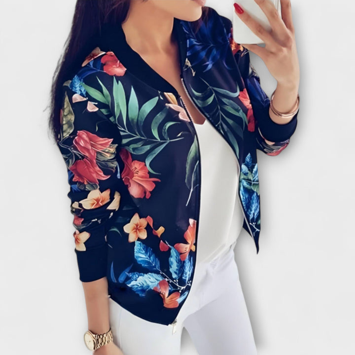 Kaelin - Elegantni bomber jakna s cvijećem