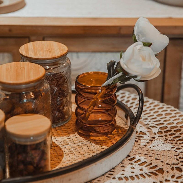 Žive čaše za piće od mjehurićnog stakla