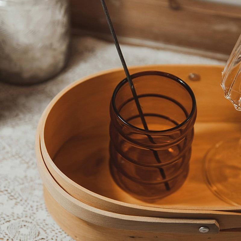 Žive čaše za piće od mjehurićnog stakla