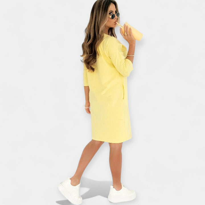 Svakodnevna haljina s funkcionalnim džepovima