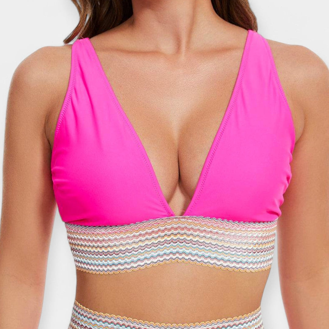 Visoki struk bikini s umetcima